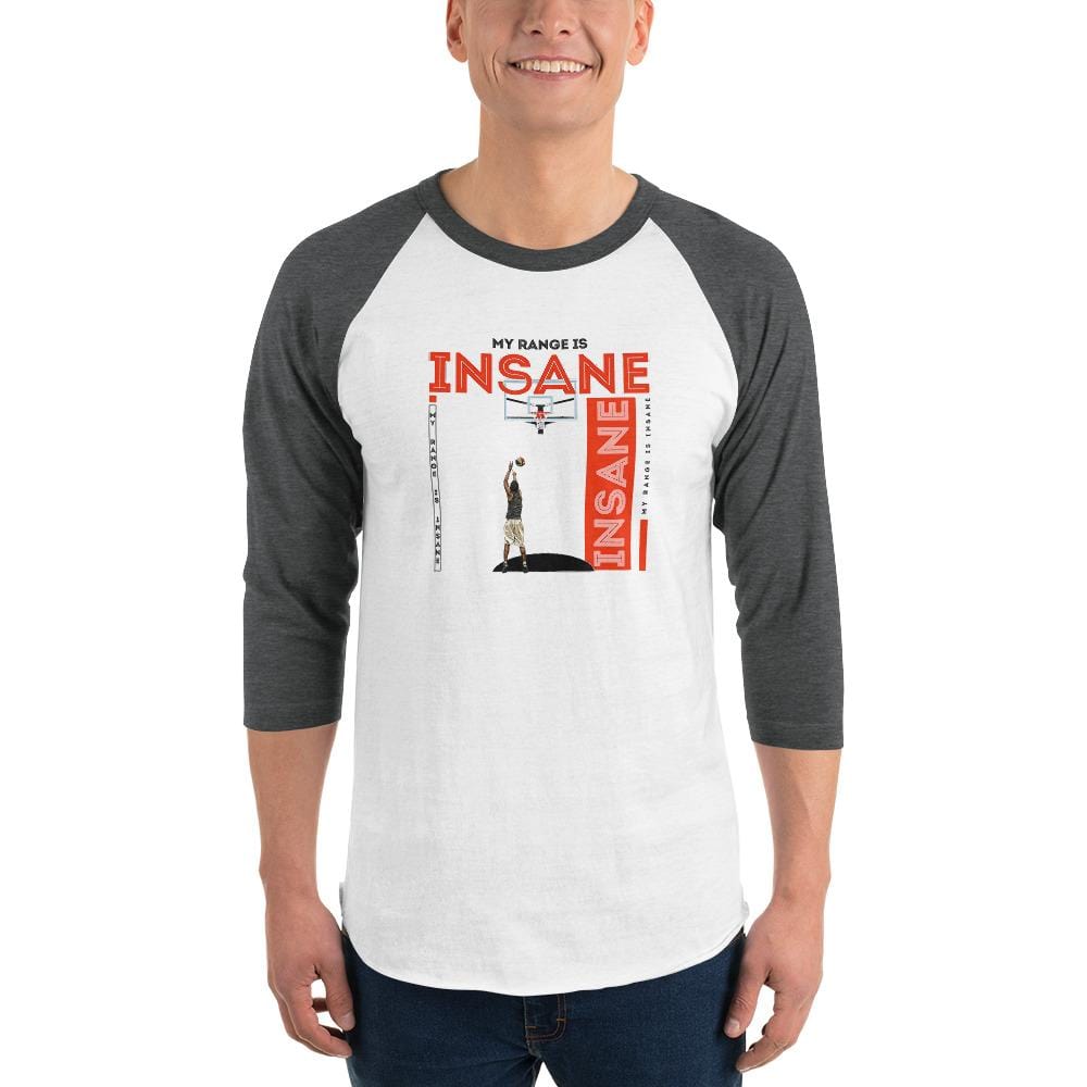 MY RANGE IS INSANE - 3/4 sleeve raglan shirt