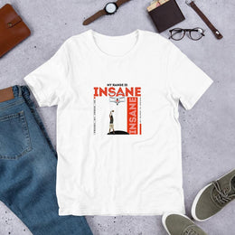 MY RANGE IS INSANE - Short-Sleeve Unisex T-Shirt