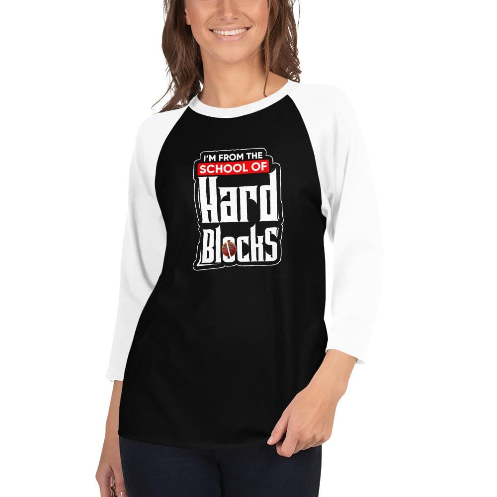 HARD BLOCKS - 3/4 sleeve raglan shirt
