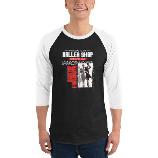 BALLER SHOP - 3/4 sleeve raglan shirt