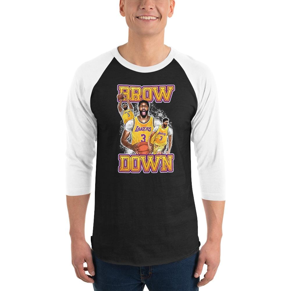 BROW DOWN - 3/4 sleeve raglan shirt