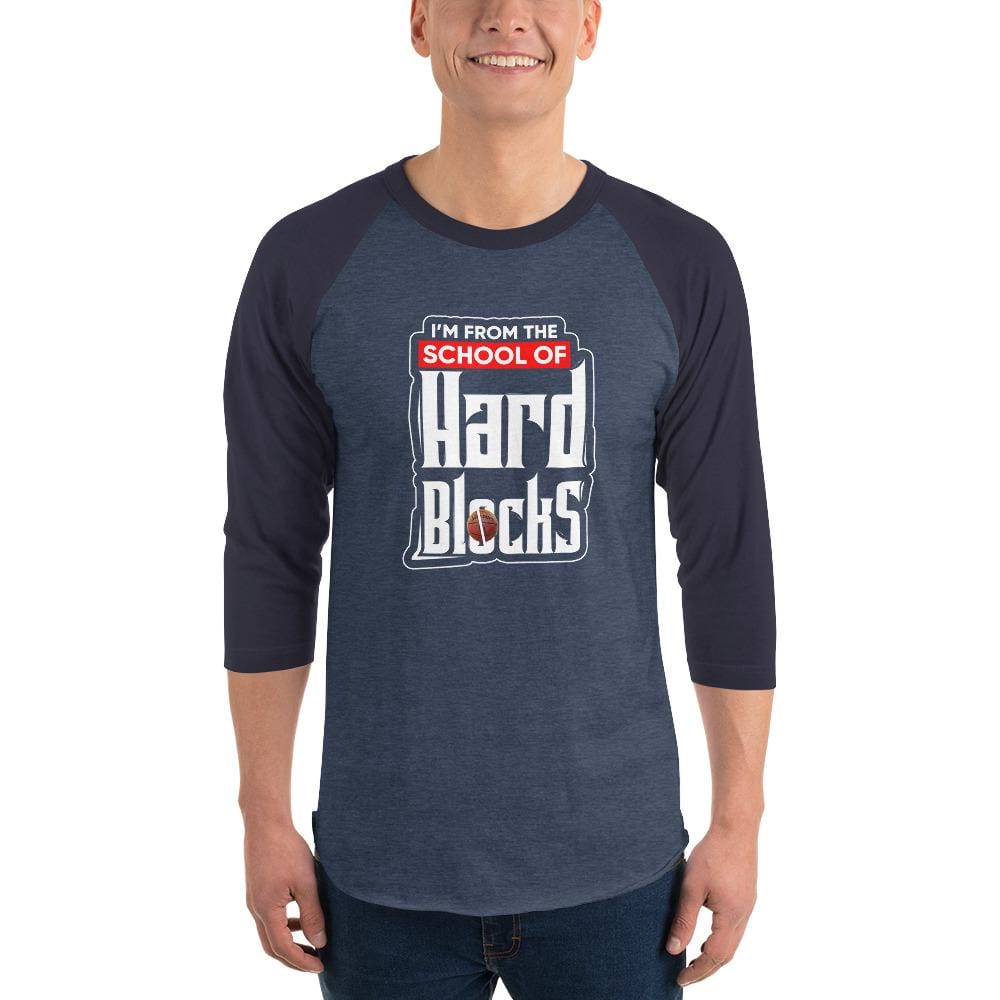 HARD BLOCKS - 3/4 sleeve raglan shirt