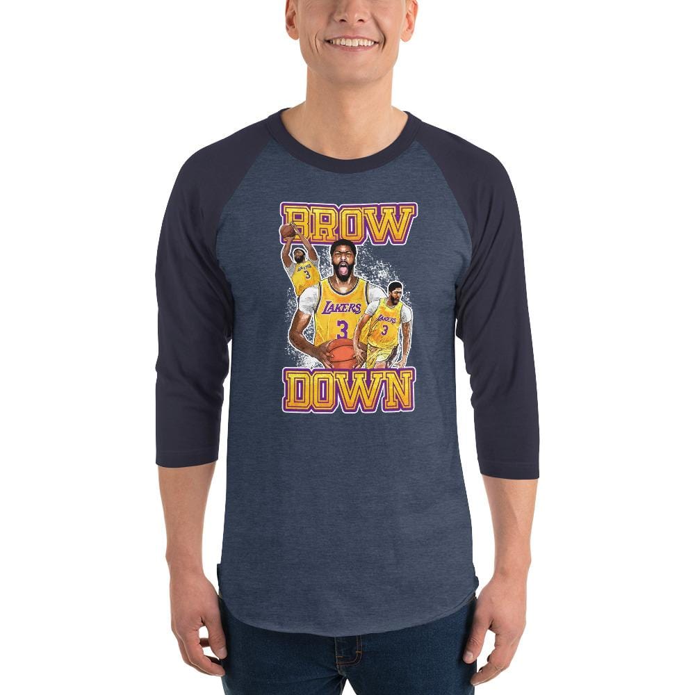 BROW DOWN - 3/4 sleeve raglan shirt
