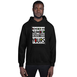 REMEMBER MY NUMBER BECAUSE I HAVE YOURS - Unisex Hoodie
