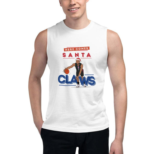 HERE COMES SANTA CLAUS - Muscle Shirt